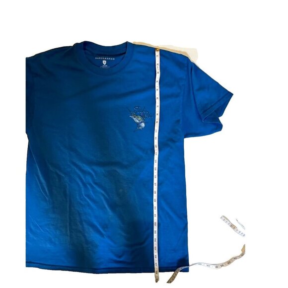 Saddlebred Ocean Charter Fishing Graphic Tee Shirt Crewneck Men's Size Medium/L - Picture 4 of 4